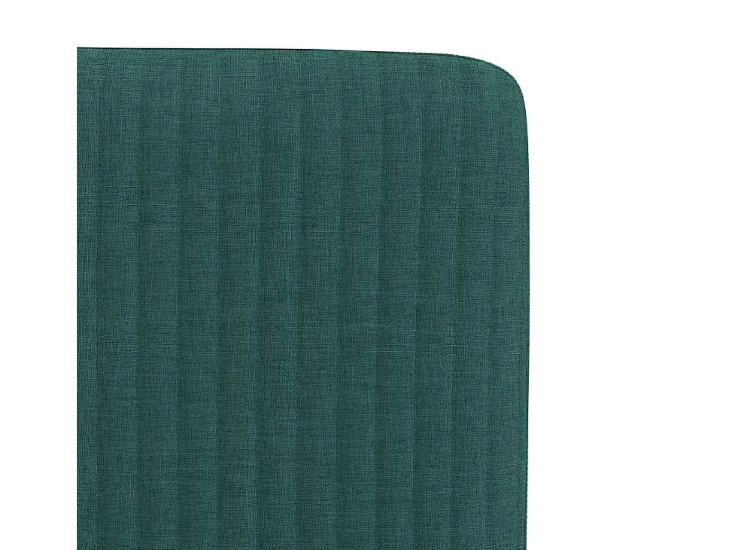 Sillas de comedor 2 unidades tela verde oscuro