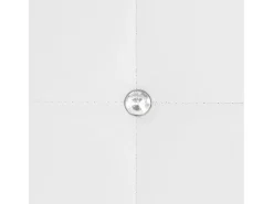 Sillas de comedor 4 unidades cuero sintético blanco