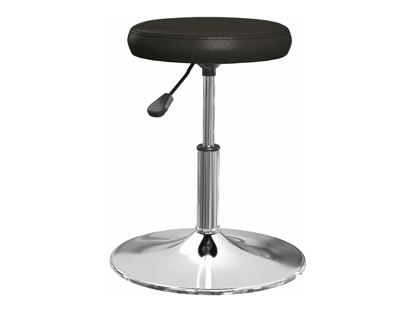 Sillas de comedor 6 unidades cuero sintético negro