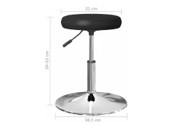 Sillas de comedor 6 unidades cuero sintético negro