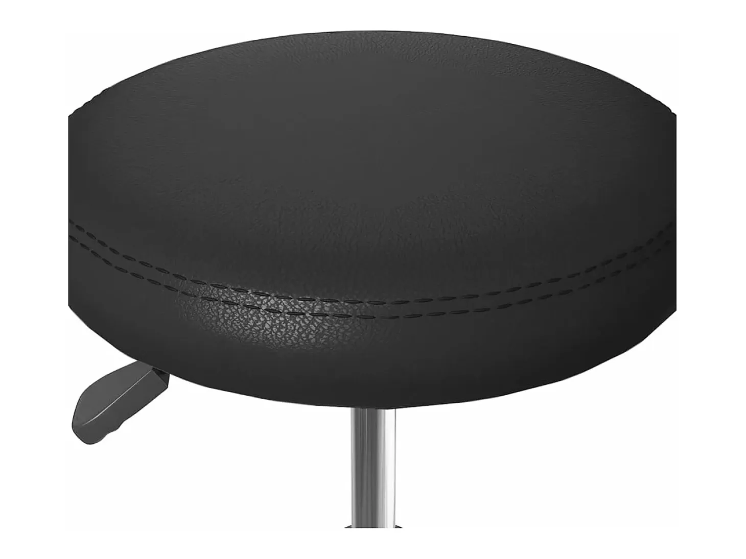 Sillas de comedor 6 unidades cuero sintético negro