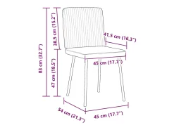 Sillas de comedor 2 unidades terciopelo gris claro
