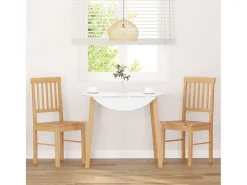 Sillas de comedor 2 unidades madera maciza de caucho