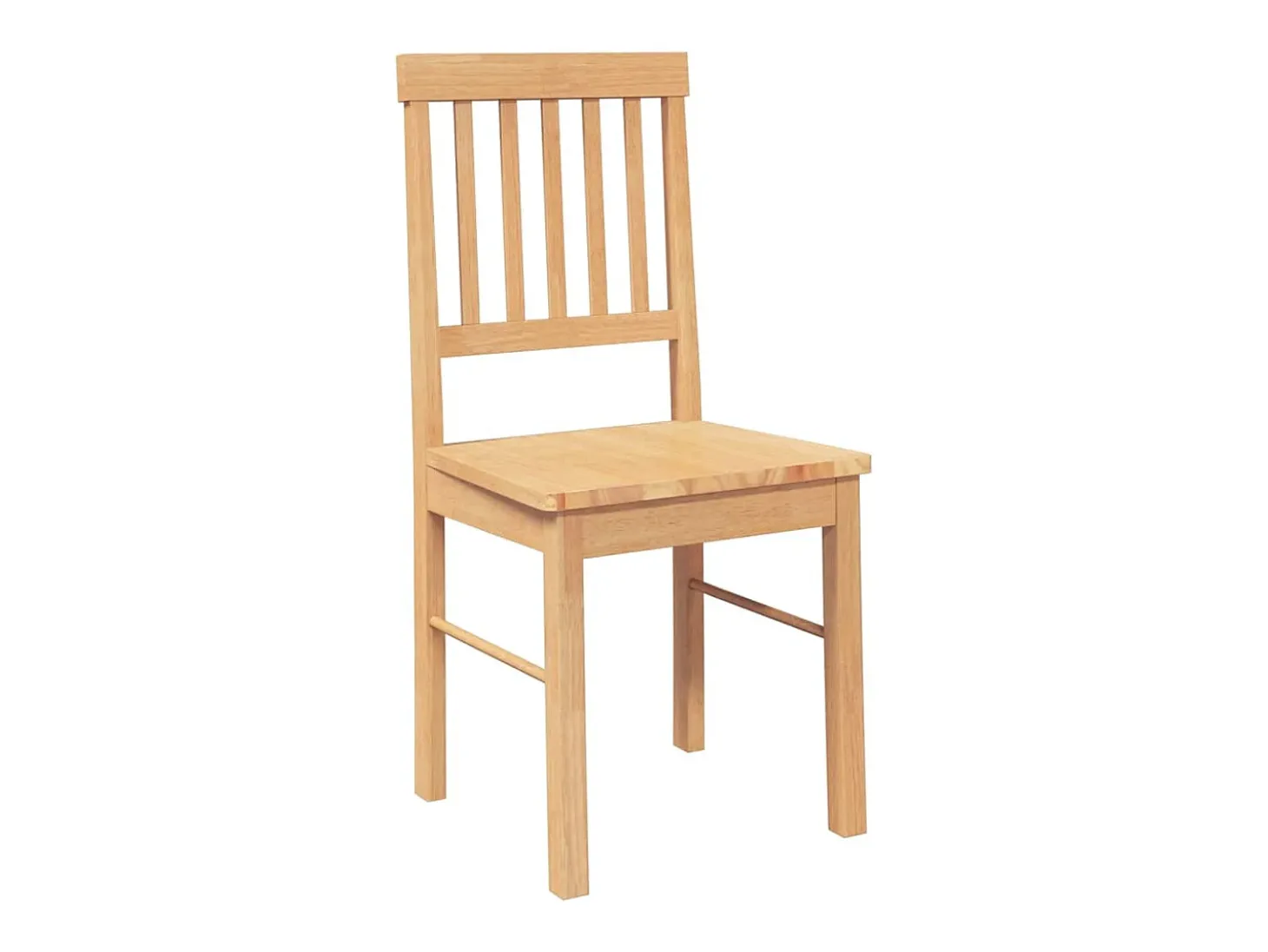 Sillas de comedor 2 unidades madera maciza de caucho