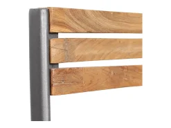 Sillas de comedor 2 unidades madera maciza de teca