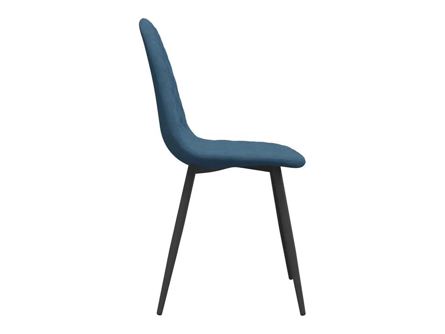 Sillas de comedor 2 unidades terciopelo azul