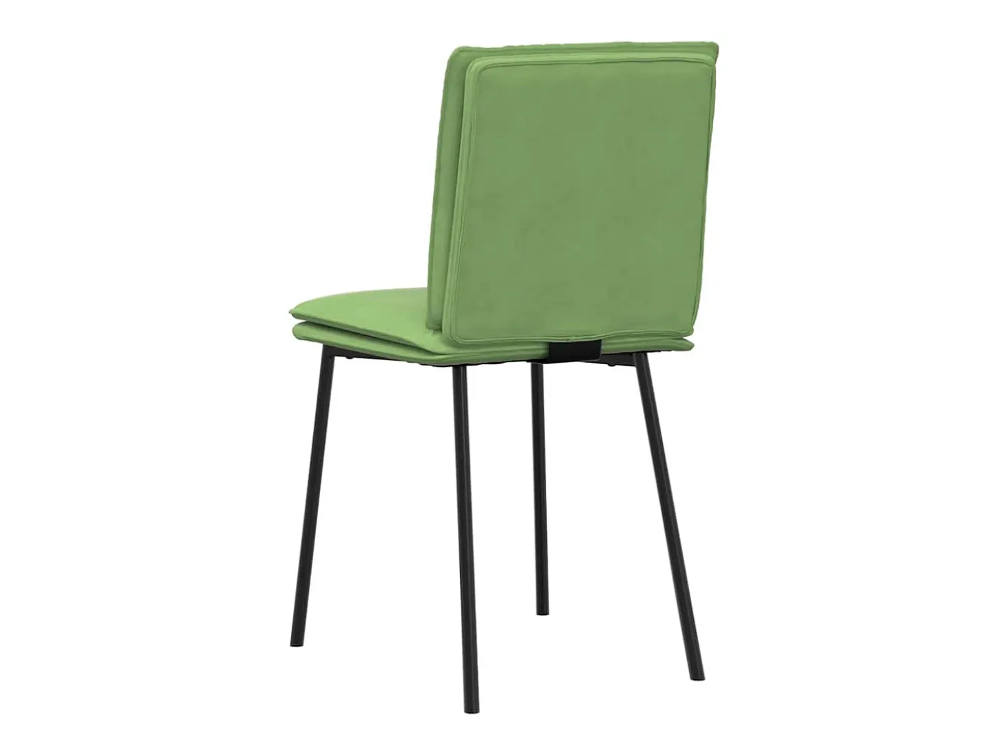 Sillas de comedor 4 unidades terciopelo verde claro