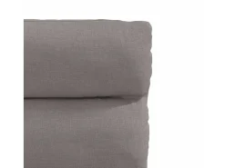 Sillas de comedor 2 unidades tela gris taupé
