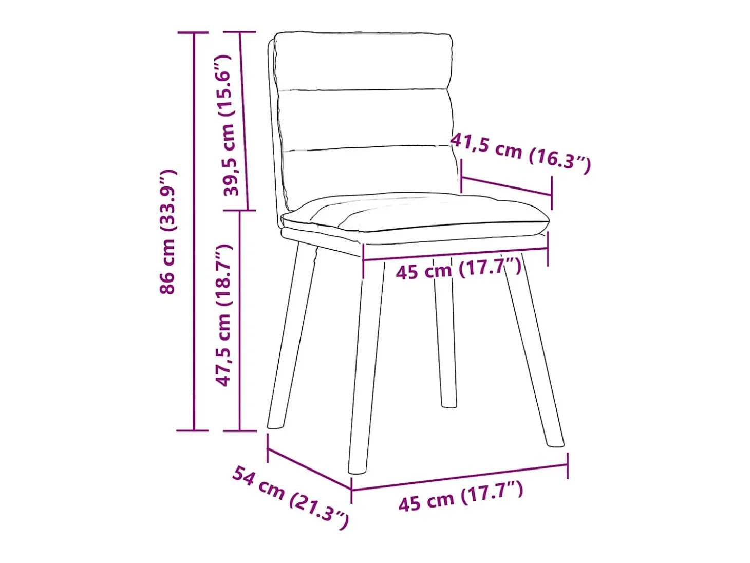 Sillas de comedor 2 unidades tela gris taupé
