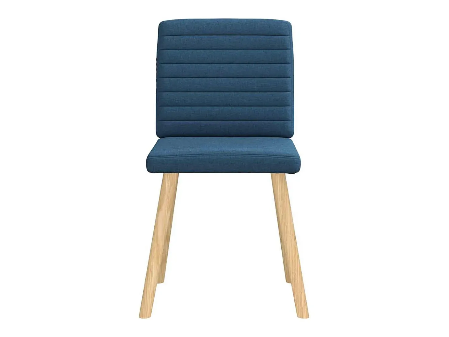 Sillas de comedor 2 unidades tela azul