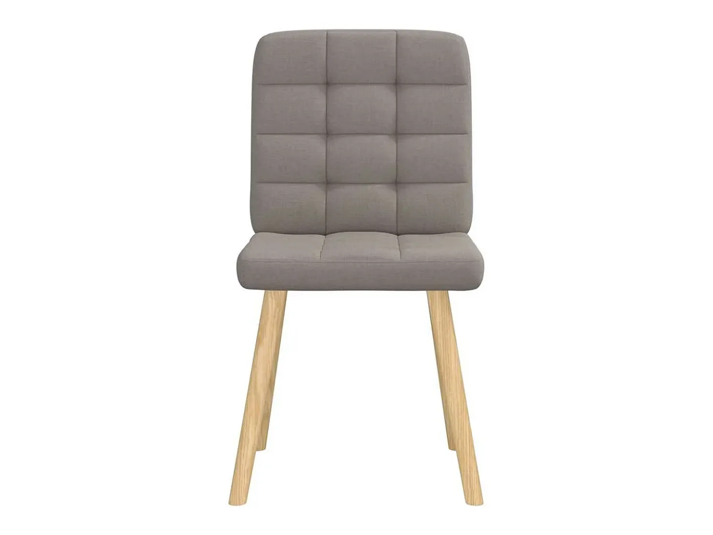 Sillas de comedor 4 unidades tela taupe