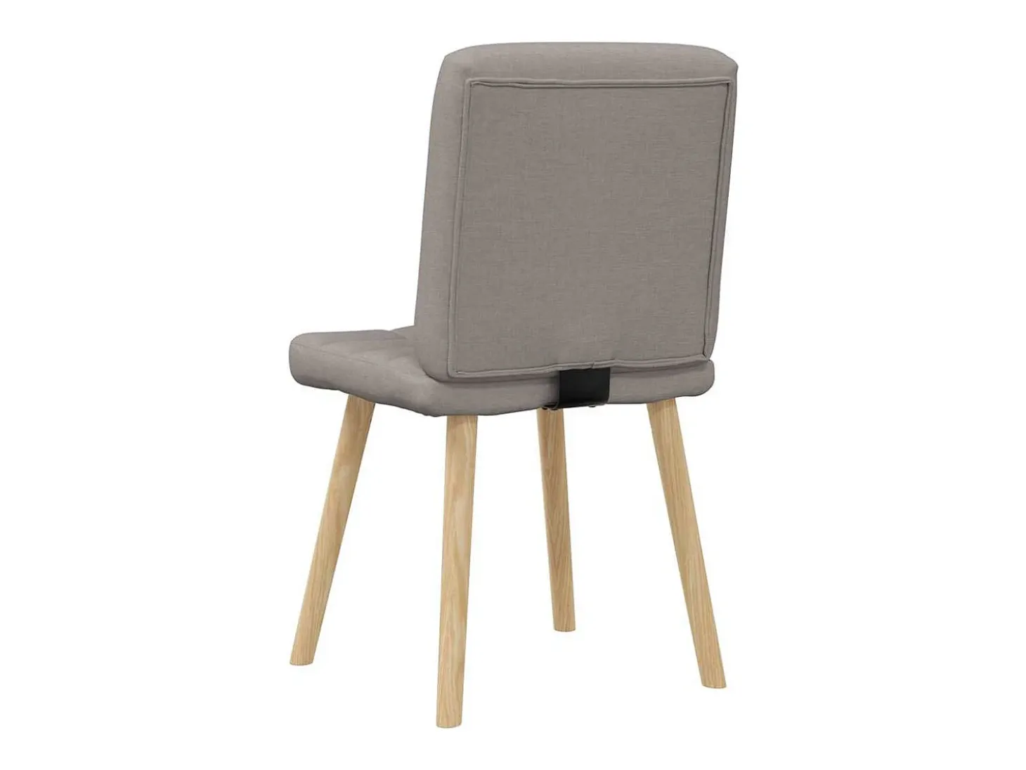Sillas de comedor 4 unidades tela taupe