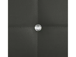 Sillas de comedor 4 unidades cuero sintético gris