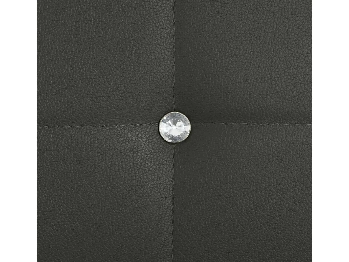 Sillas de comedor 4 unidades cuero sintético gris