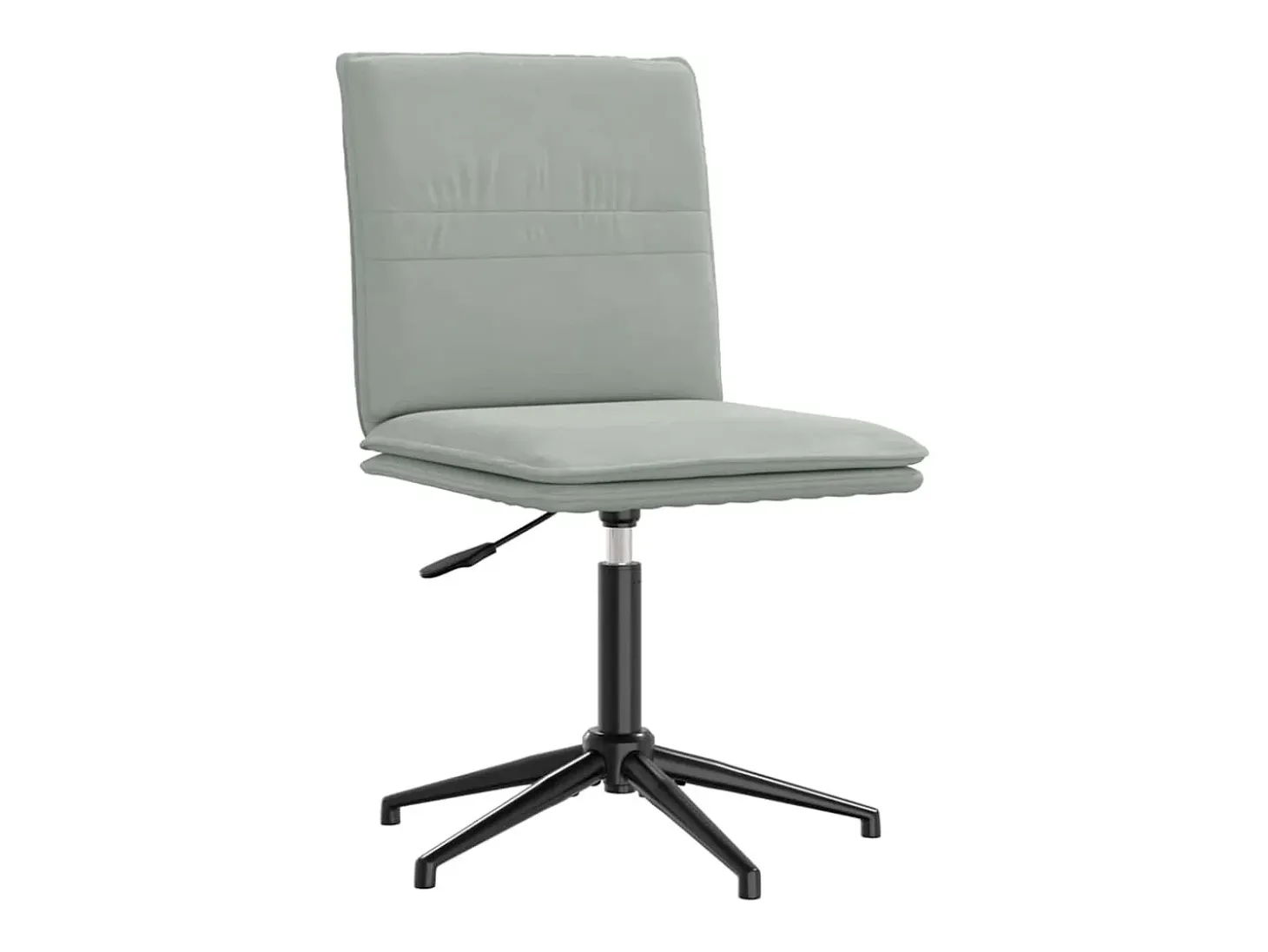 Sillas de comedor 2 unidades terciopelo gris claro