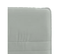 Sillas de comedor 2 unidades terciopelo gris claro