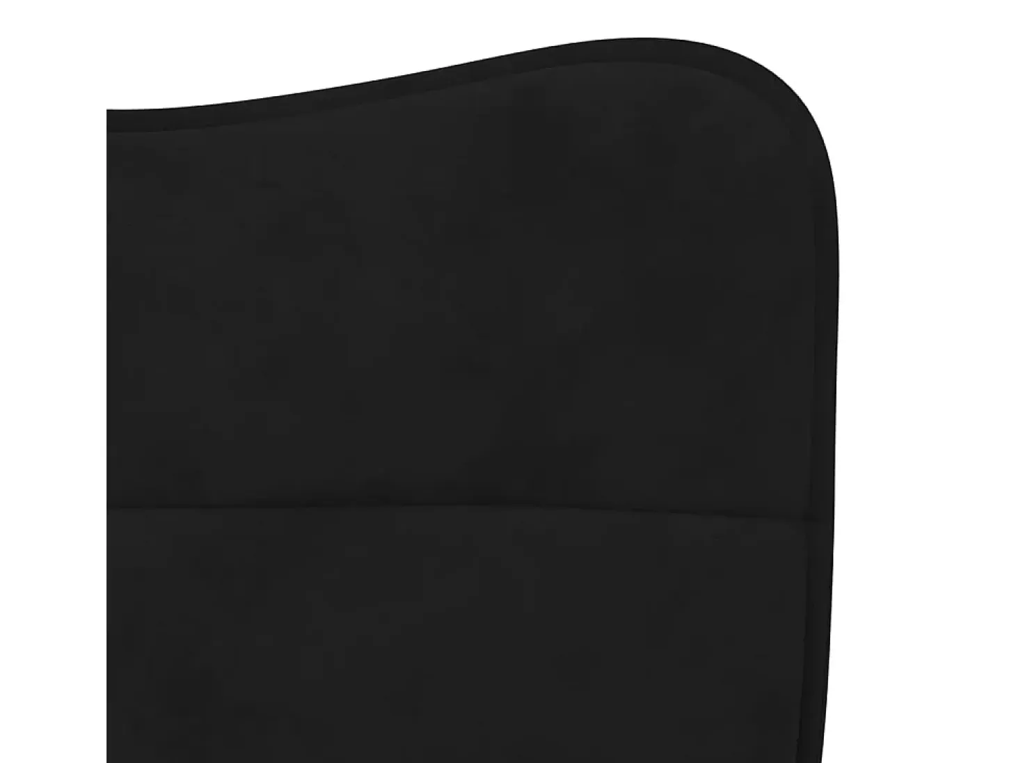 Sillas de comedor 2 unidades terciopelo negro