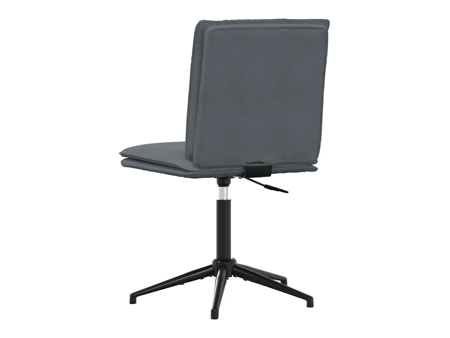 Sillas de comedor 2 unidades terciopelo gris oscuro