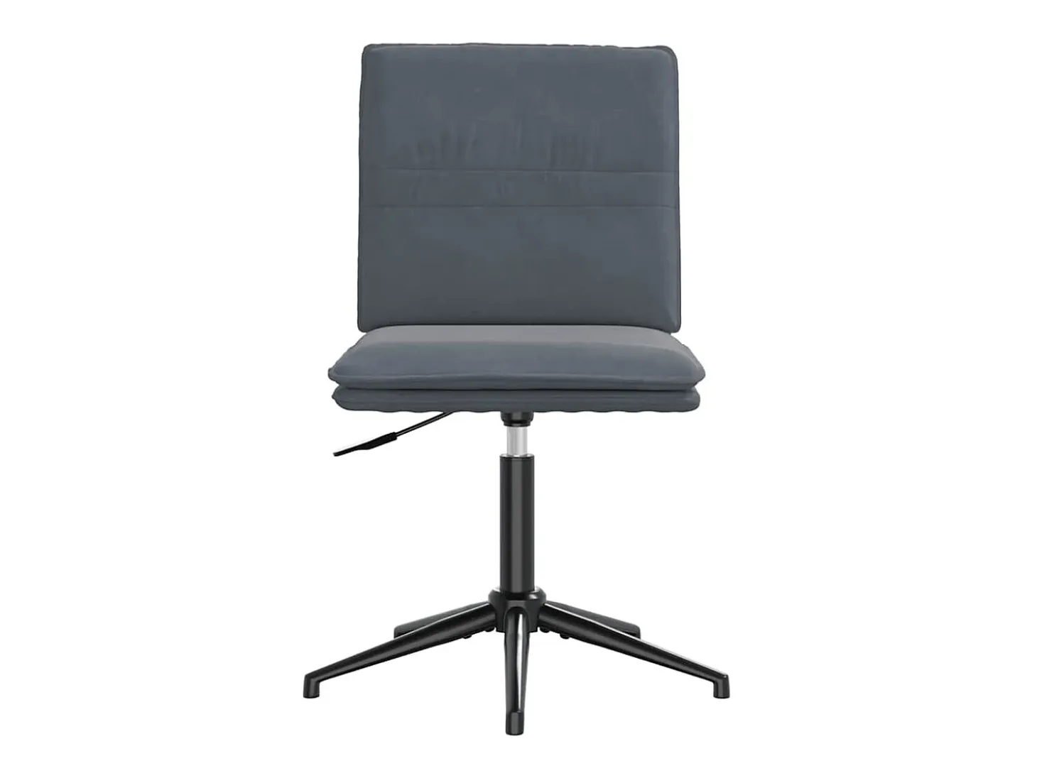 Sillas de comedor 2 unidades terciopelo gris oscuro
