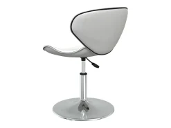 Sillas de comedor 4 unidades cuero sintético blanco