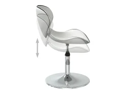 Sillas de comedor 4 unidades cuero sintético blanco