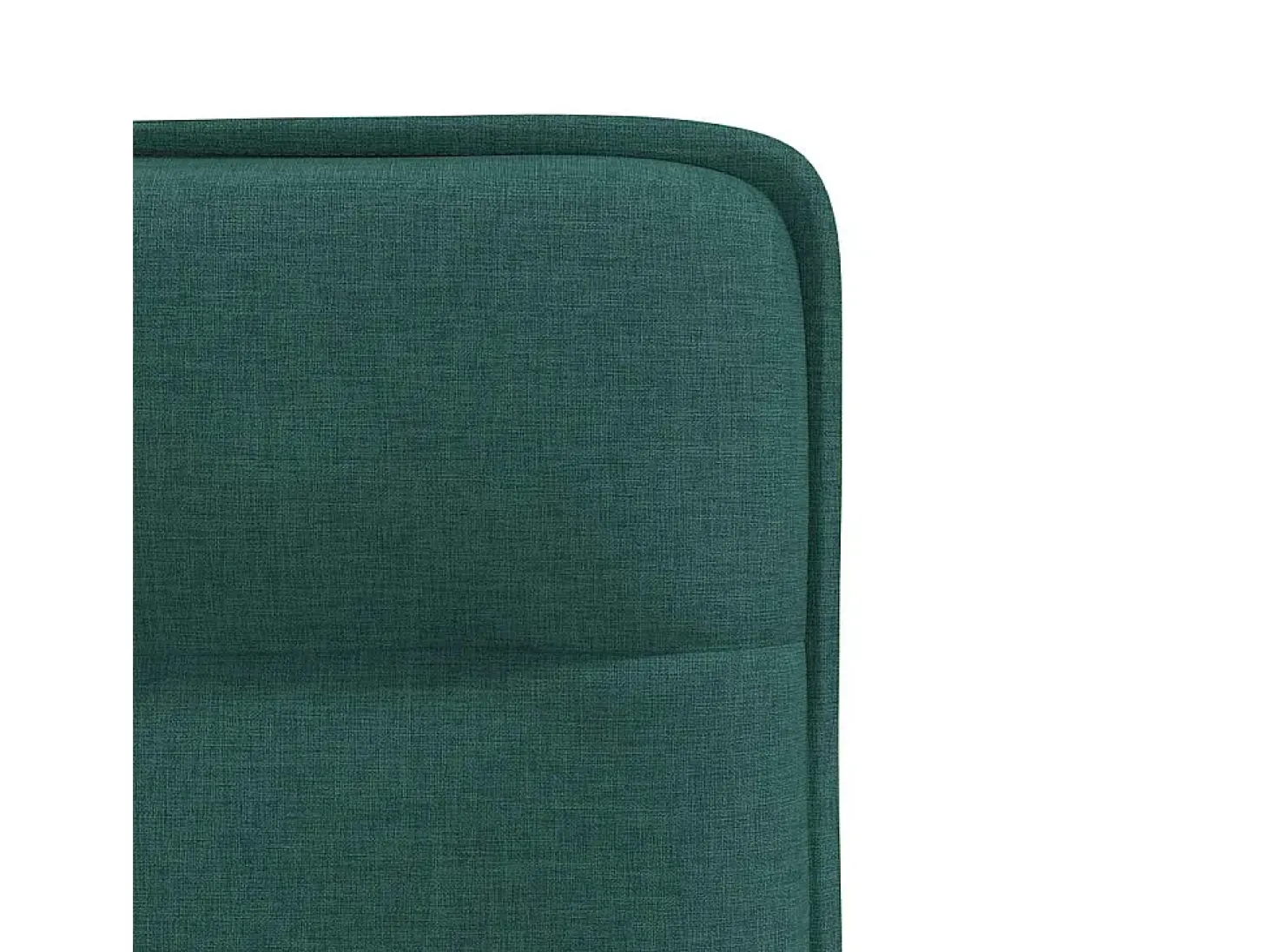 Sillas de comedor 4 unidades tela verde oscuro