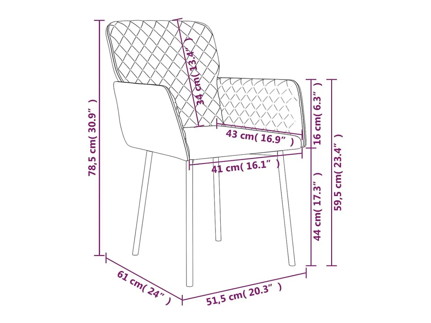 Sillas de comedor 2 unidades terciopelo verde oscuro