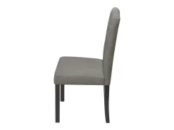Sillas de comedor 6 unidades de tela gris