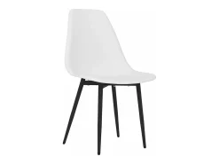 Sillas de comedor 4 unidades blancas PP