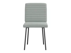 Sillas de comedor 4 unidades terciopelo gris claro
