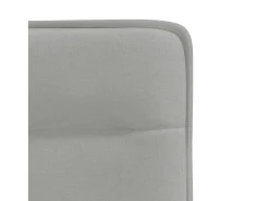 Sillas de comedor 2 unidades tela gris nube