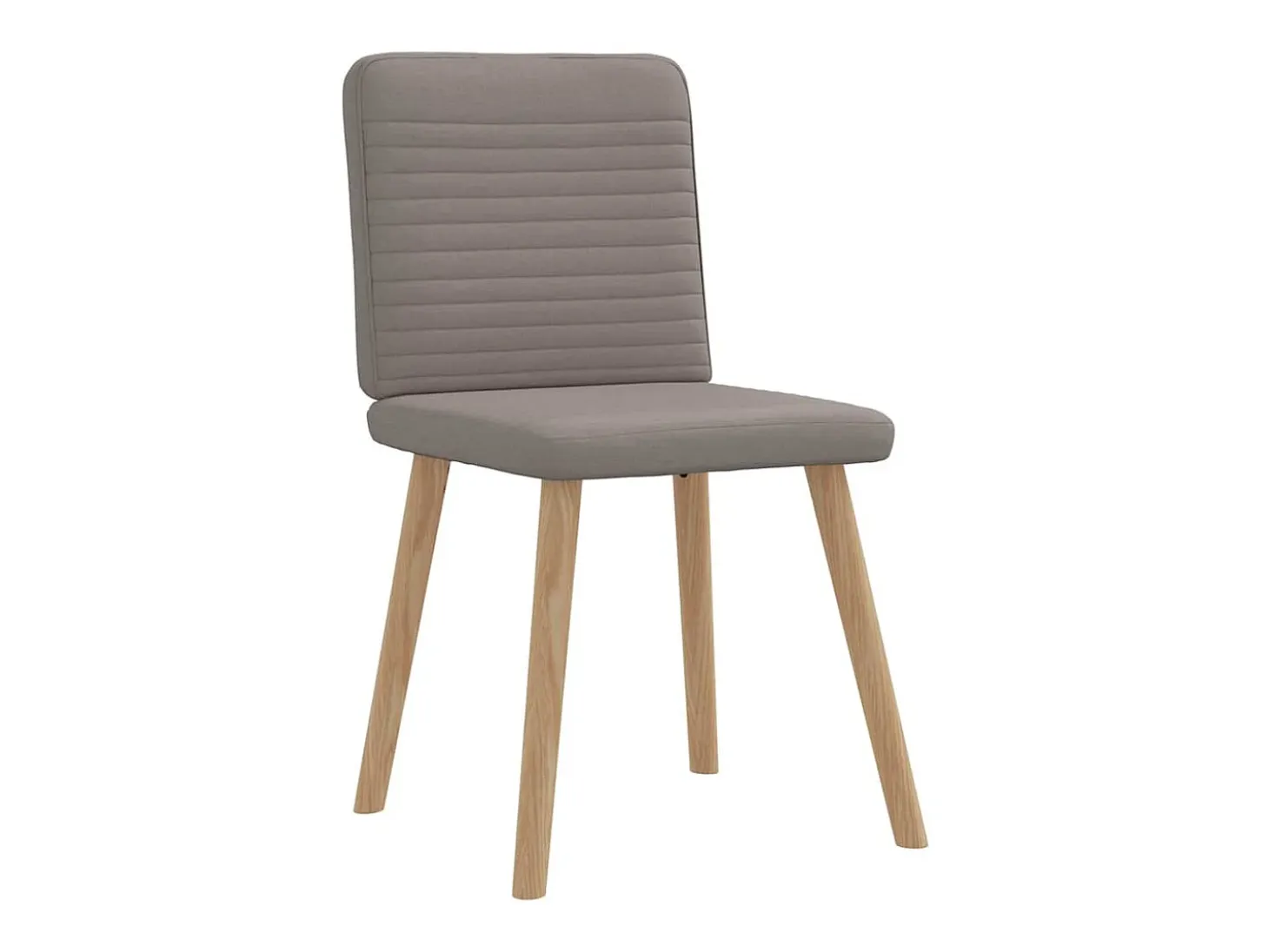 Sillas de comedor 2 unidades tela gris taupé