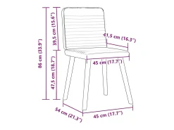 Sillas de comedor 2 unidades tela gris taupé