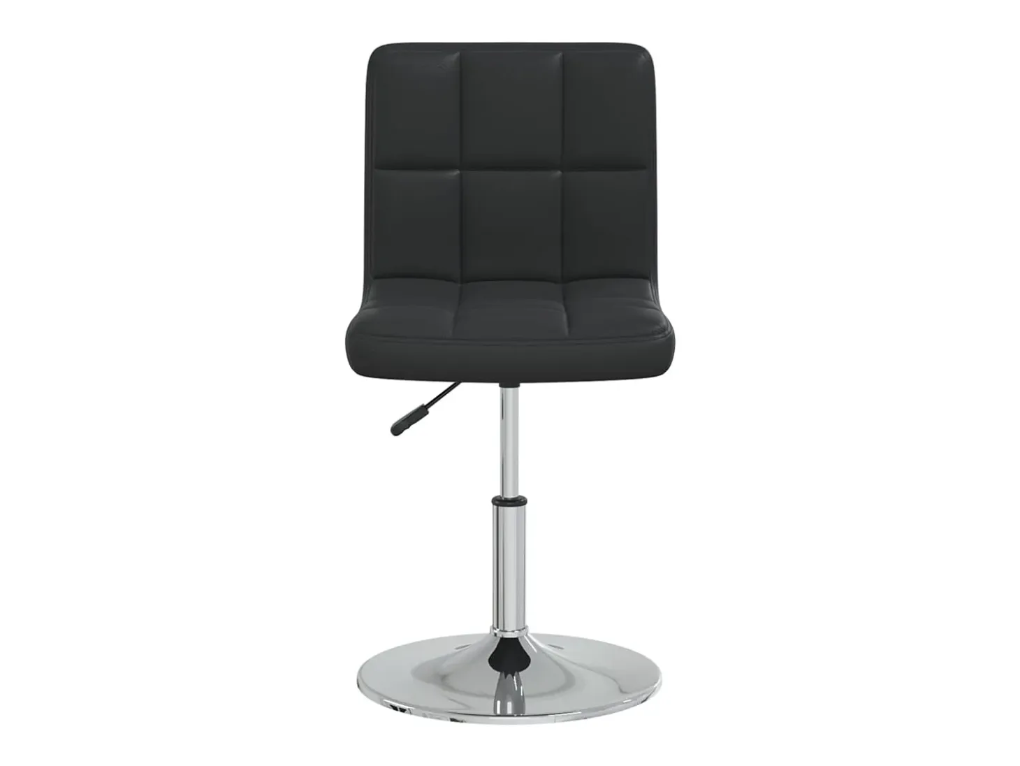 Sillas de comedor 4 unidades cuero sintético negro