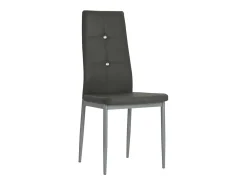 Sillas de comedor 4 unidades cuero sintético gris ES820658