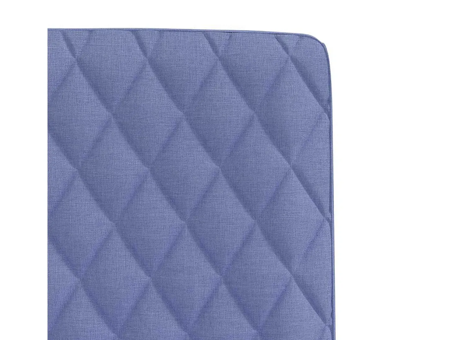 Sillas de comedor 6 unidades tela azul jeans
