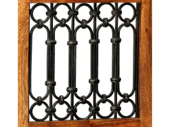 Sillas de comedor 2 unidades madera maciza color miel clásico