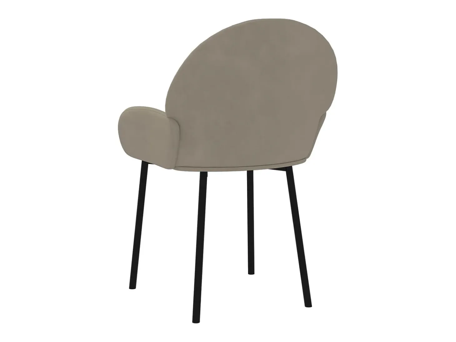 Sillas de comedor 2 unidades terciopelo gris claro
