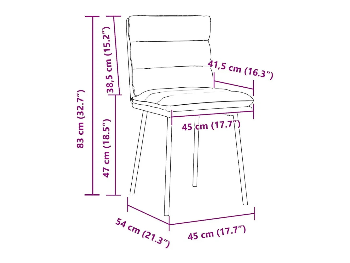 Sillas de comedor 6 unidades terciopelo verde oscuro