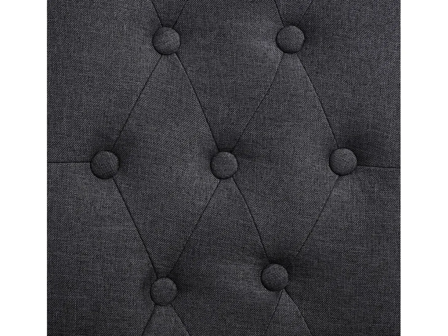 Sillas de comedor 6 unidades tela gris oscuro