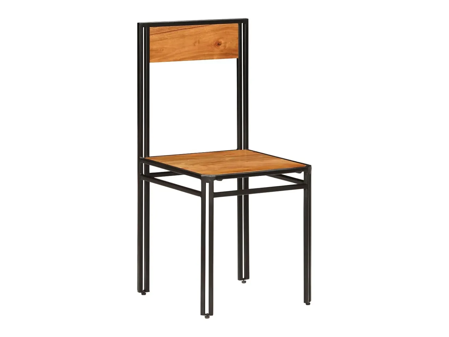 Sillas de comedor 6 unidades madera maciza de acacia