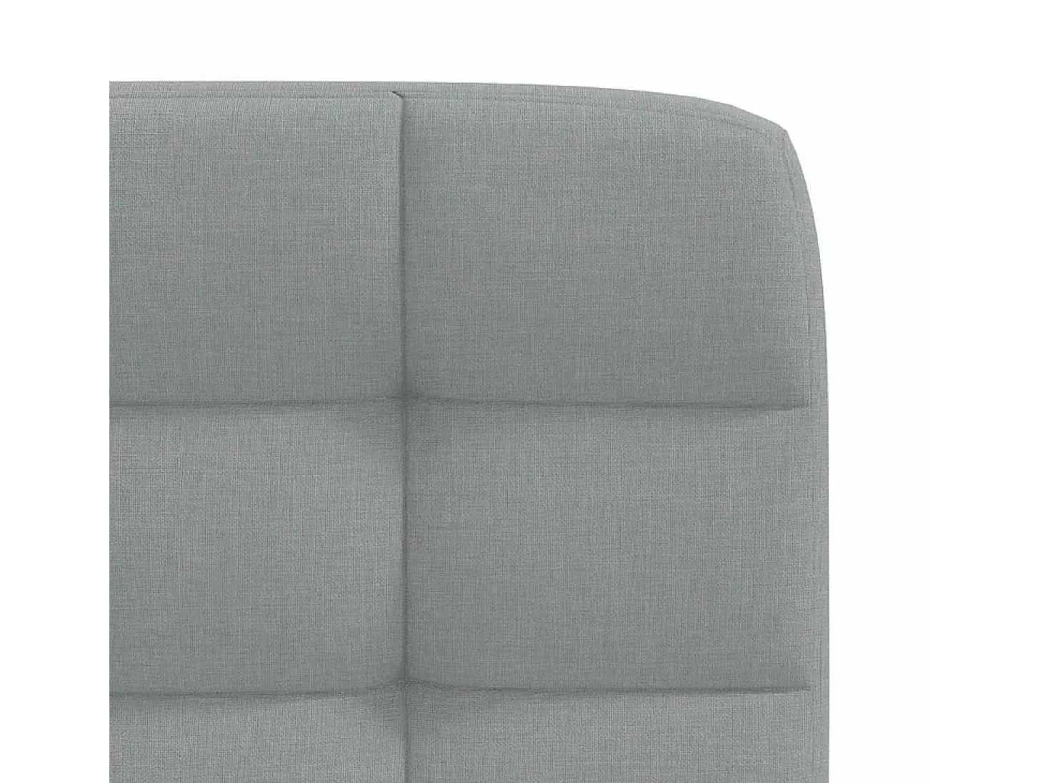 Sillas de comedor 6 unidades de tela gris claro
