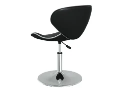 Sillas de comedor 2 unidades cuero sintético negro