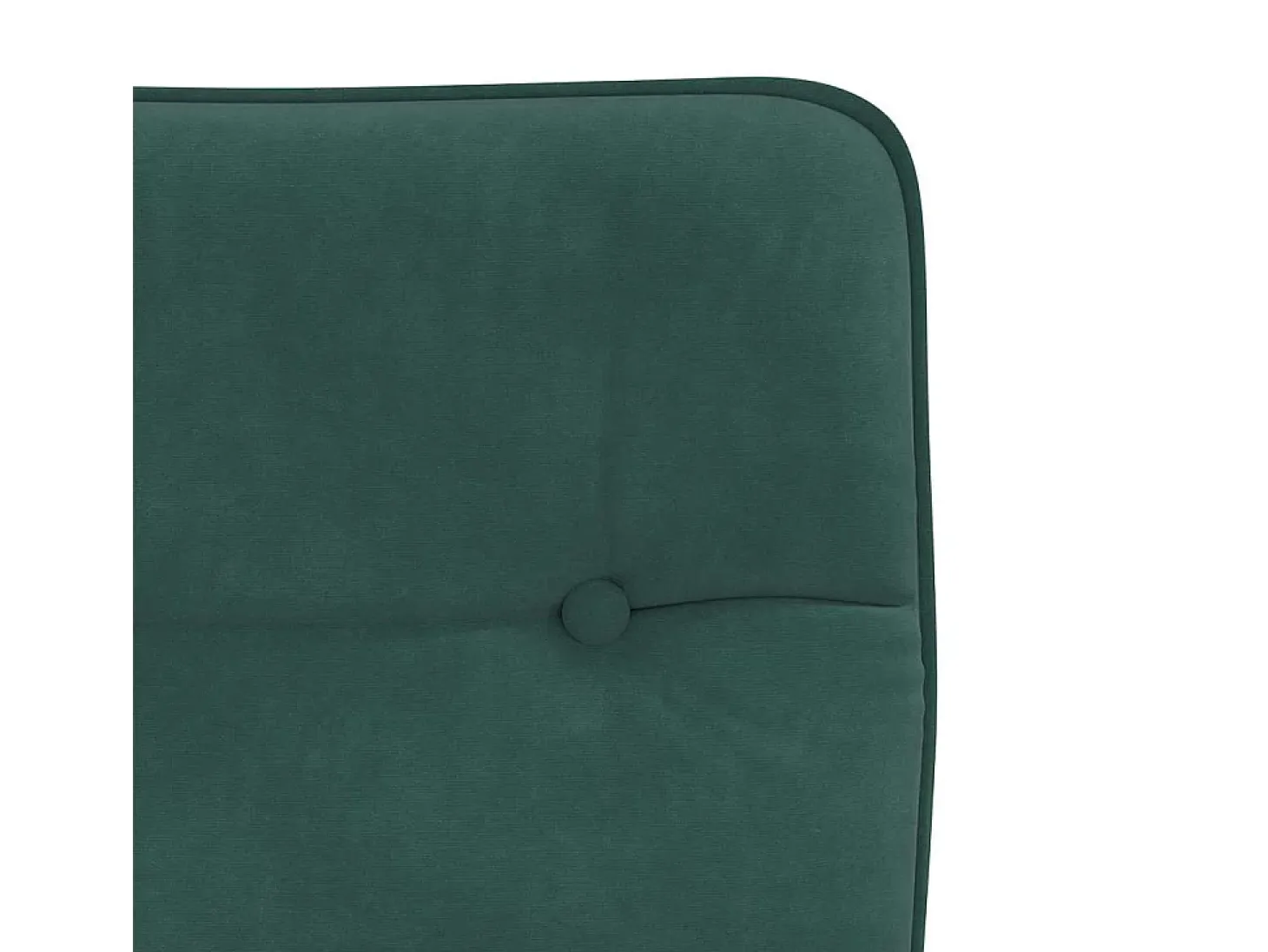 Sillas de comedor 2 unidades terciopelo verde oscuro