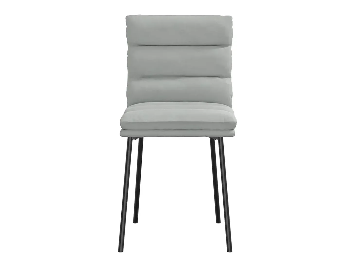 Sillas de comedor 2 unidades terciopelo gris claro