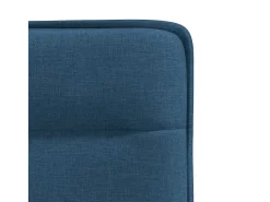 Sillas de comedor 6 unidades tela azul