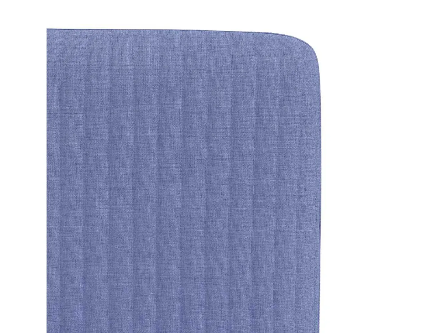 Sillas de comedor 6 unidades tela azul jeans