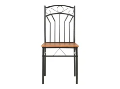 Sillas de comedor 2 unidades MDF marrón
