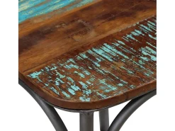 Sillas de comedor 4 unidades madera maciza reciclada