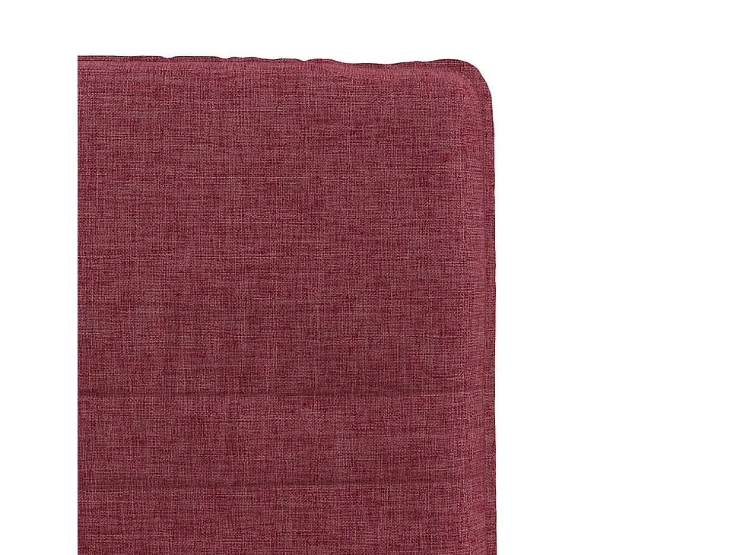 Sillas de comedor 6 unidades tela rojo tinto